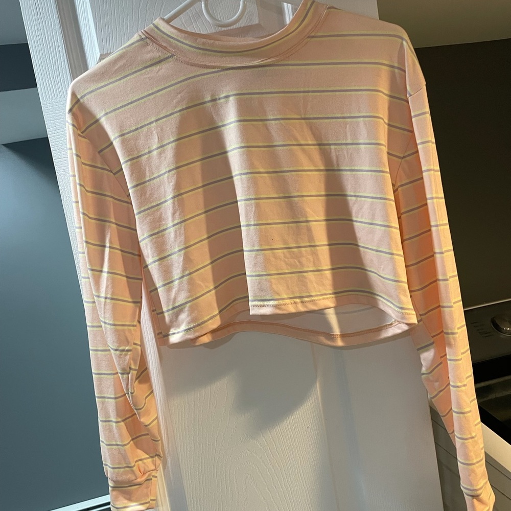 American Eagle cropped long sleeved shirt